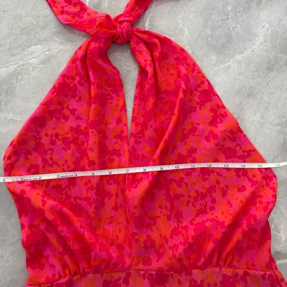 Women’s All I Want Summer Chiffon Multi-Position Neckline Floral Dress Small - Picture 14 of 16